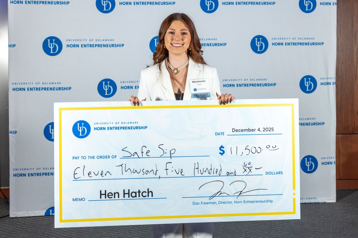 Delaware Business Times - SafeSip startup lands on top at 2025 Hen Hatch